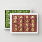 [백년화편] 밥알찹쌀떡&옛날밥알쑥떡 세트 (인절미 콩고물 2봉 포함/ 부직포백 포장)