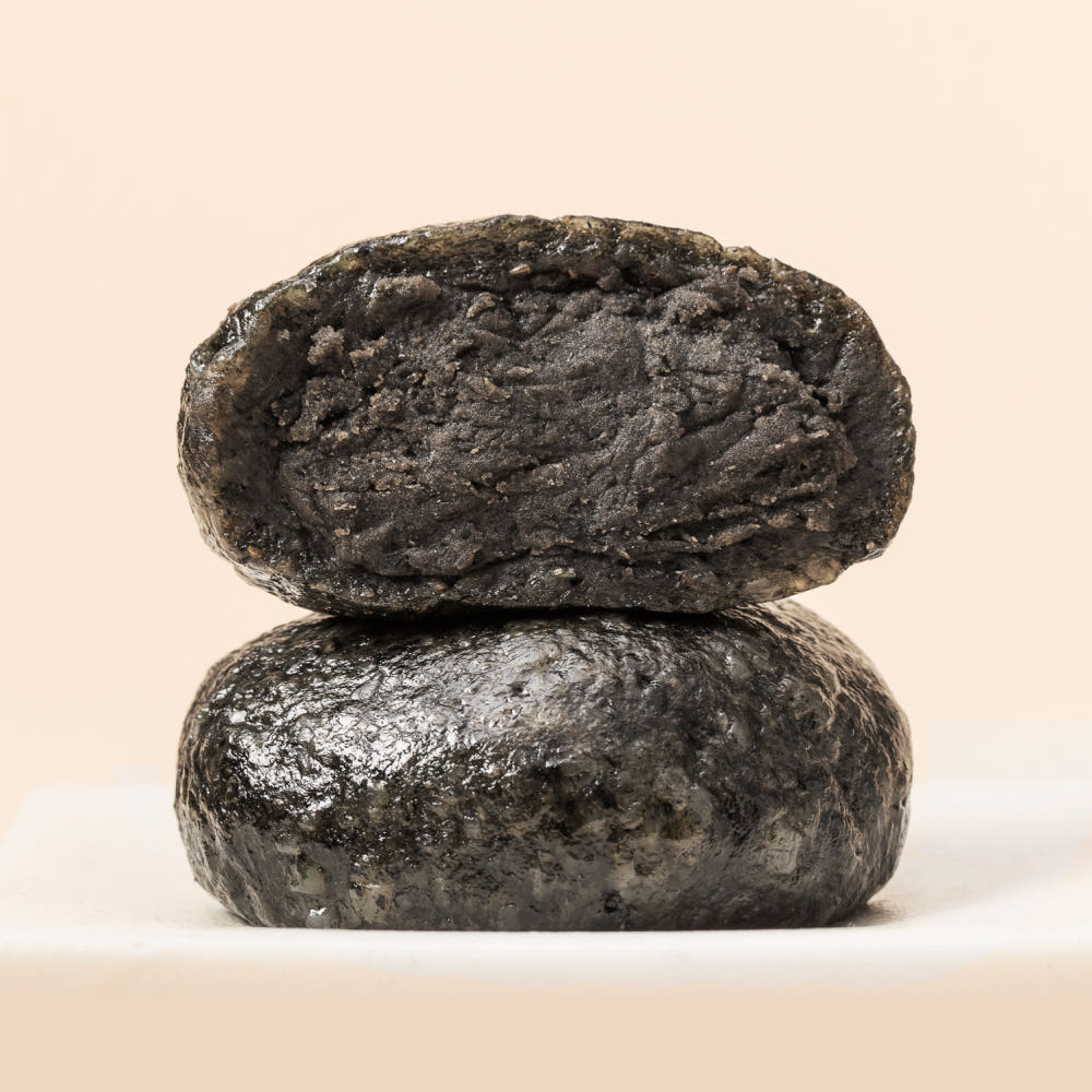 [백년화편] 밥알찹쌀떡&밥알흑임자 세트 (부직포 가방 포장)