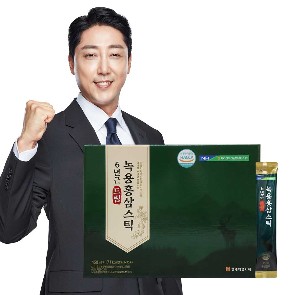 [지리산마천농협] 드림 녹용 홍삼스틱 (15ml x 30포/쇼핑백 포함)