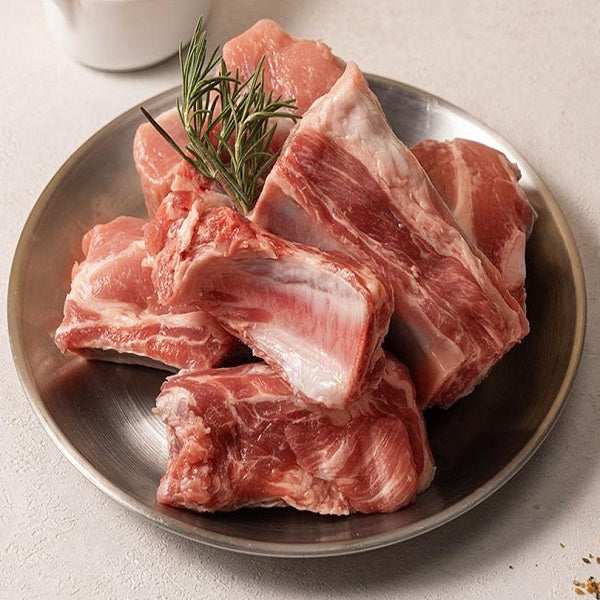 [지리산마천농협] 감도니 흑돈 선물세트 3호 (오겹살/목살/앞다리/갈비/사태 각 1kg)