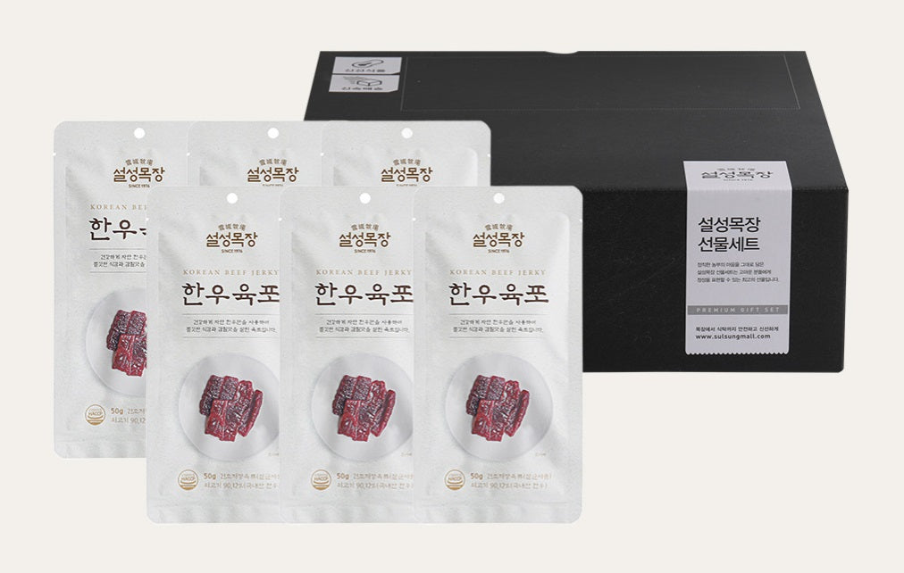 [설성목장] 명품 한우 육포세트 300g (50g x 6개입)