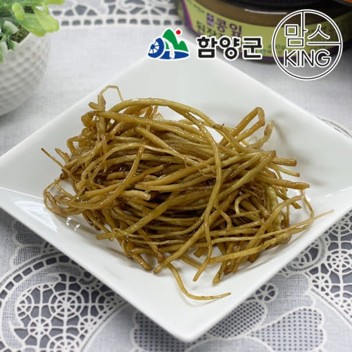 [해올림푸드] 지리산 장아찌 선물세트 2kg (콩잎/음나무/명이/곰취/삼채 각 400g)