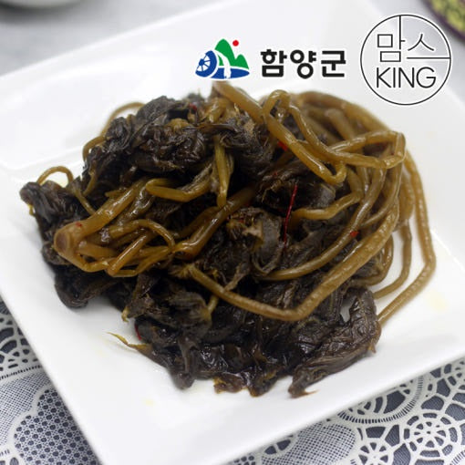 [해올림푸드] 지리산 장아찌 선물세트 1.2kg (콩잎/음나무/명이 각 400g)