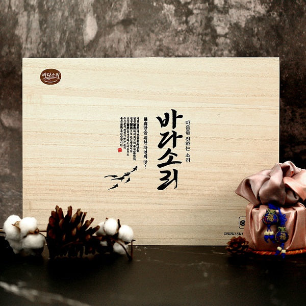 [정성2호] 바다소리 프리미엄 멸치 선물세트 (특선자멸+특선은빛대멸+특선중멸/각 230g/보자기 포장)