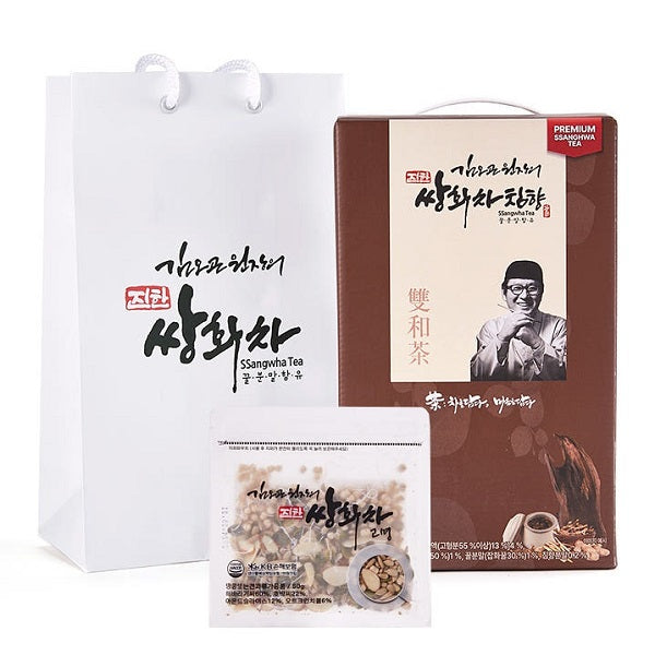 김오곤 원장의 진한 쌍화차 침향 1박스 50포 (쌍화차 고명 50g 증정)