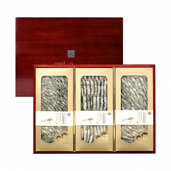[정성 1호] 바다소리 죽방렴 고급멸치 선물세트 (죽방렴 소멸+죽방렴 대멸+죽방렴 중멸/각 230g/보자기 포장)