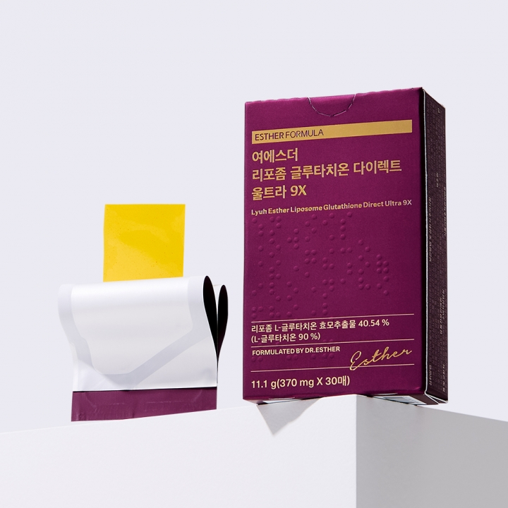 [에스더포뮬러] 여에스더 리포좀 글루타치온 울트라 필름 9X (4박스/120매)