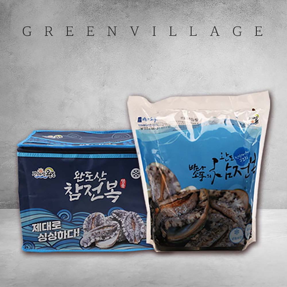 [그린빌리지] 프리미엄 완도 활전복 1kg 선물세트(8-9미) 23c_bp_007
