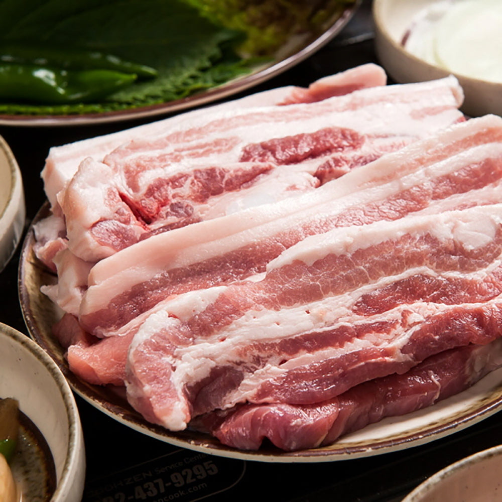 [그린빌리지] 한돈 암돼지 냉장 삼겹살 (500g x 2팩 / 총1kg)